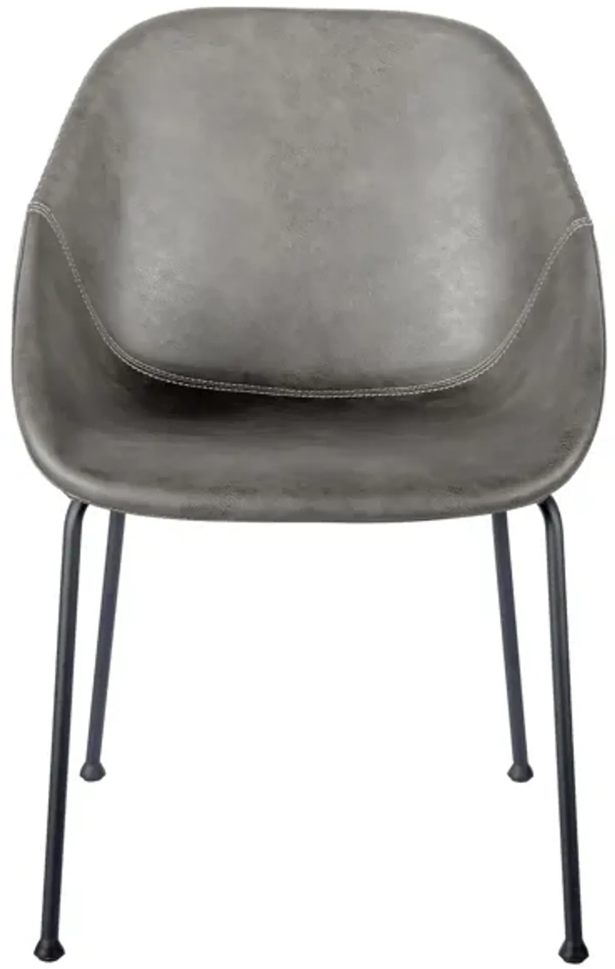 Corinna Side Chair -Set of 2 in Dark Gray by EuroStyle