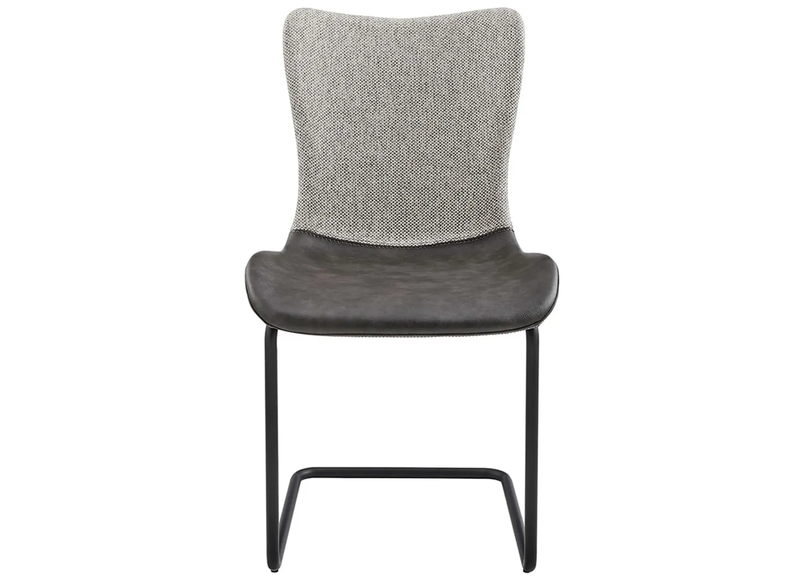 Juni Side Chair -Set of 2 in Dark Gray by EuroStyle