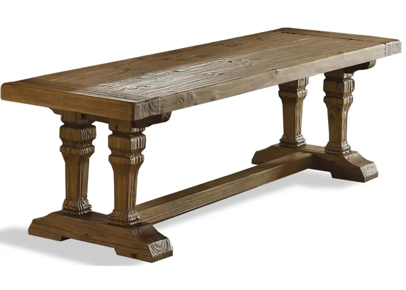 Hawthorne Dining Bench in Barnwood by Riverside Furniture