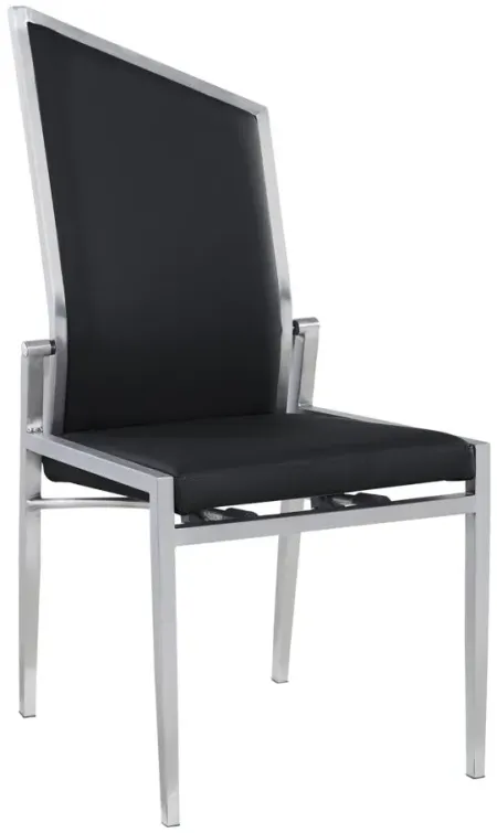 Nala Dining Chair - Set of 2 in Black by Chintaly Imports