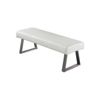 Gwen Bench in White by Chintaly Imports