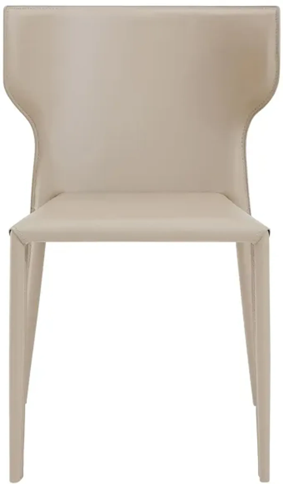 Divinia Stacking Side Chair -Set of 2 in Light Gray by EuroStyle