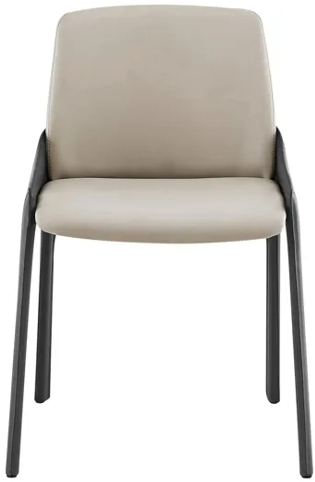 Vilante Side Chair Set of 2 in Light Gray by EuroStyle