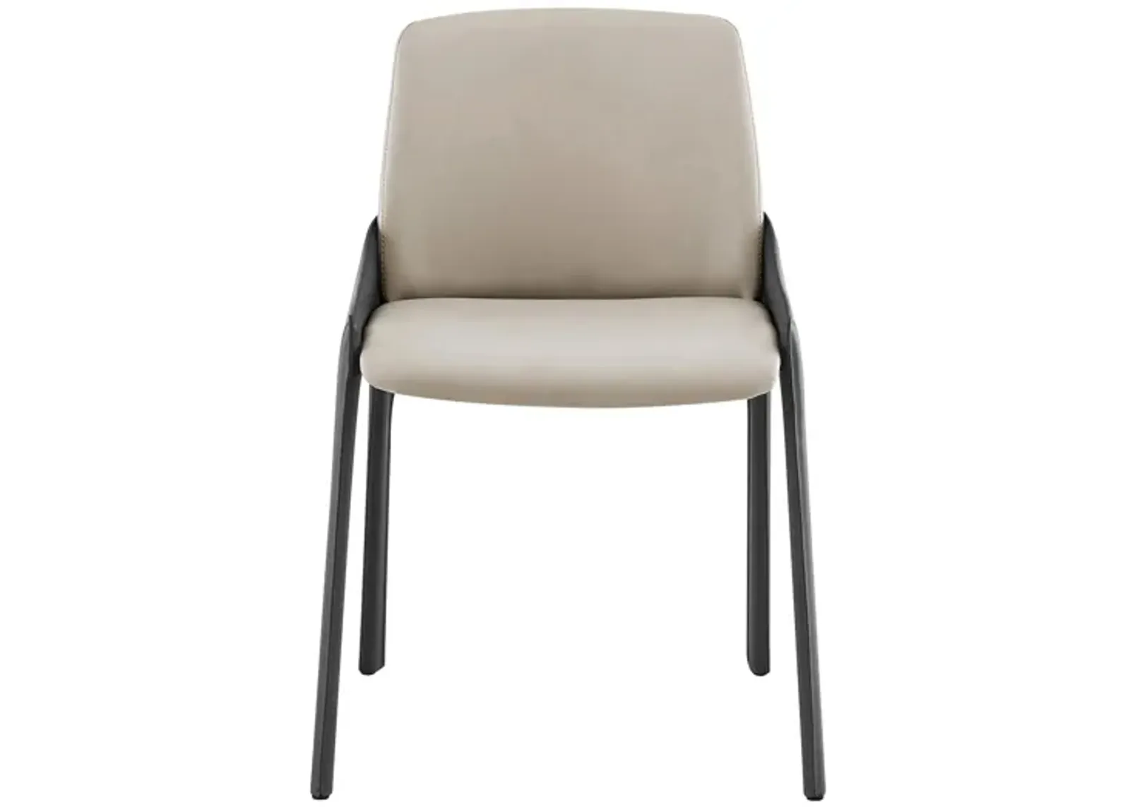 Vilante Side Chair Set of 2 in Light Gray by EuroStyle