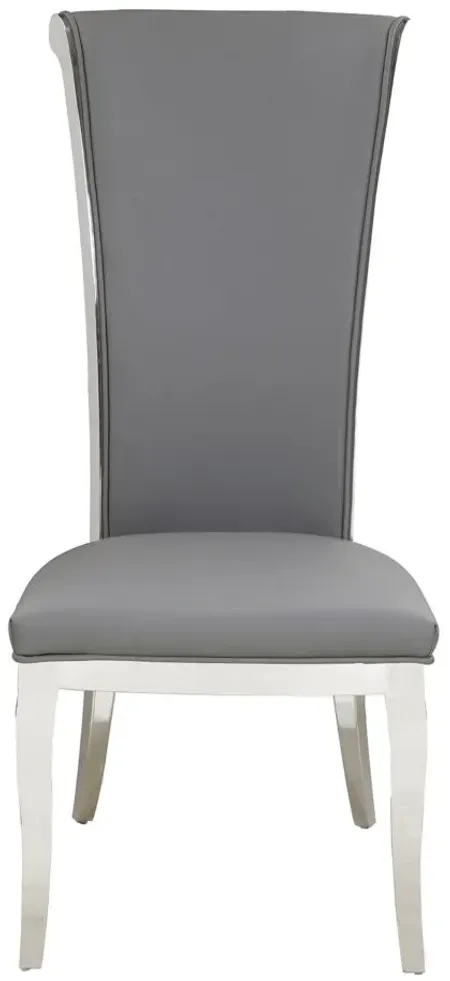 Joy Dining Chair - Set of 2 in Gray by Chintaly Imports