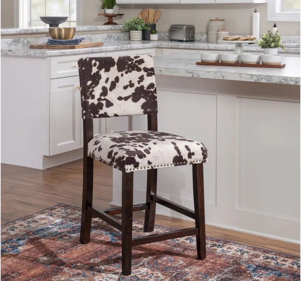 Corey Counter Stool in Brown by Linon Home Decor