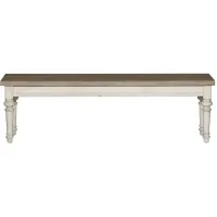 Gilchrist Dining Bench in White by Liberty Furniture