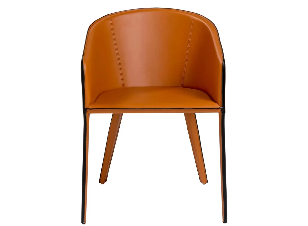 Pallas Armchair in Cognac by EuroStyle