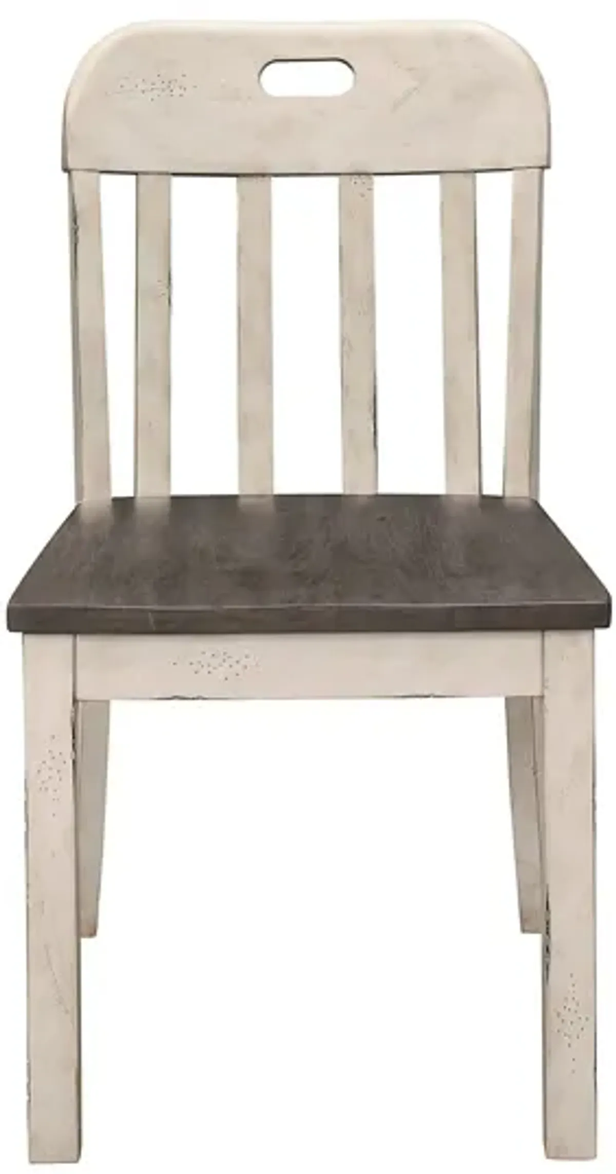 Clover Side Chair in Antique White by Homelegance