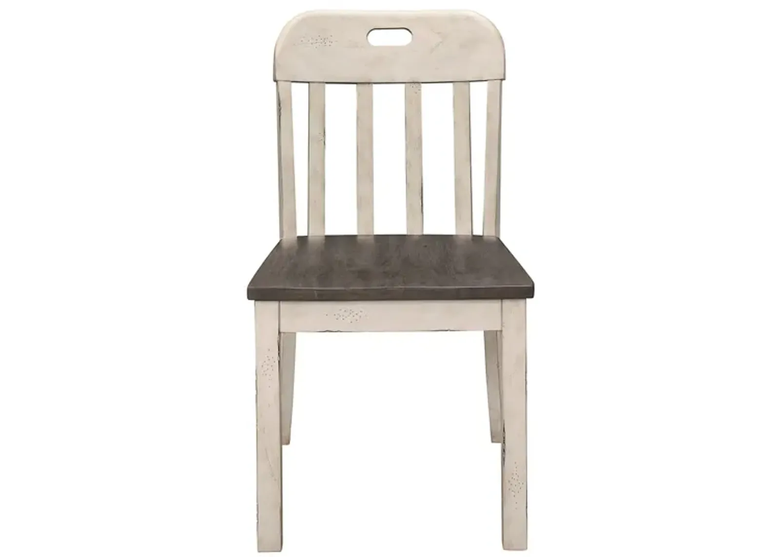 Clover Side Chair in Antique White by Homelegance