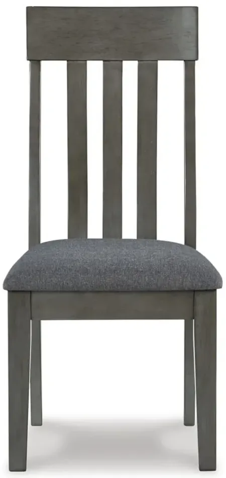 Hallanden Dining Chair in Two-tone Gray by Ashley Furniture