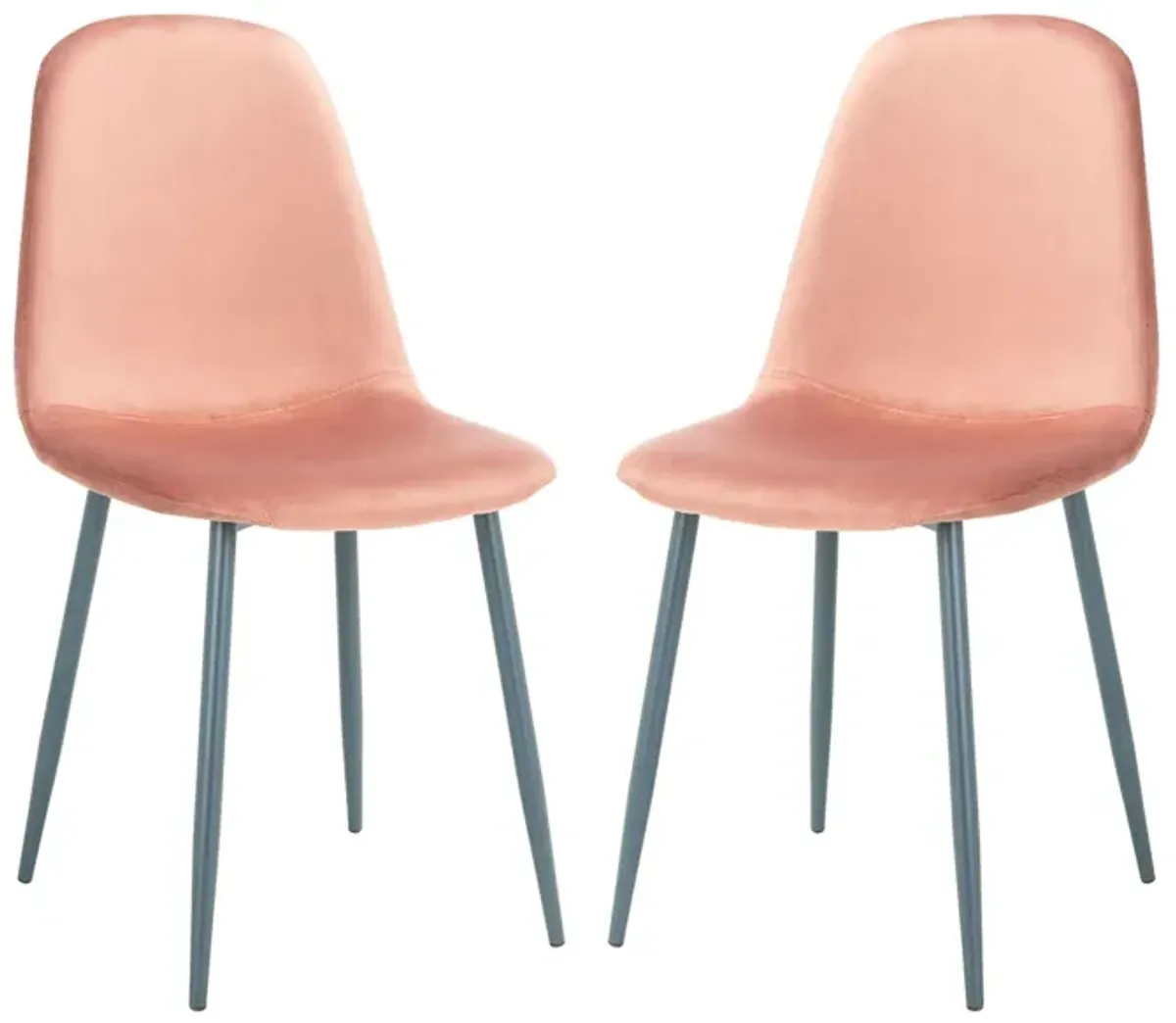 Pickens Dining Chair - Set of 2 in Pink by Safavieh