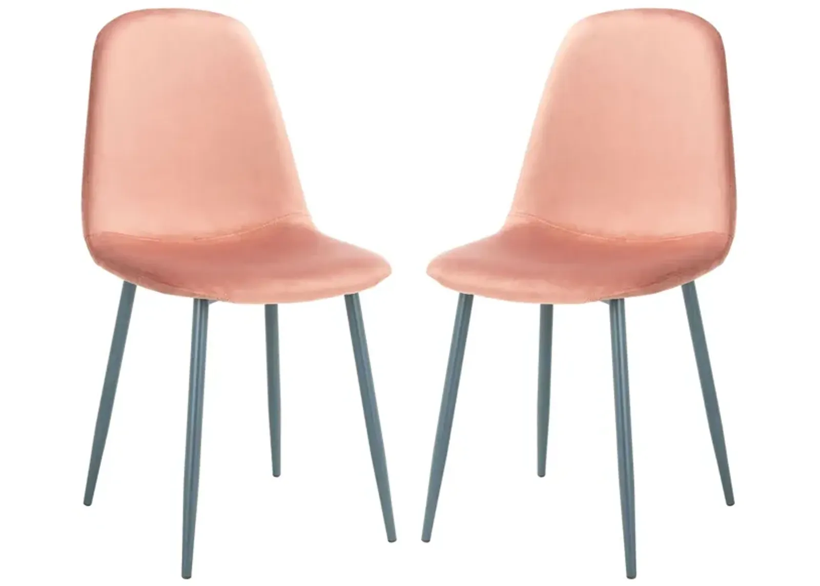 Pickens Dining Chair - Set of 2 in Pink by Safavieh