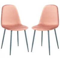 Pickens Dining Chair - Set of 2 in Pink by Safavieh