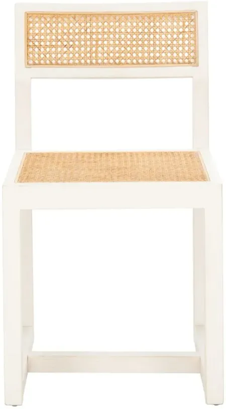 Jaffe Dining Chair in White by Safavieh