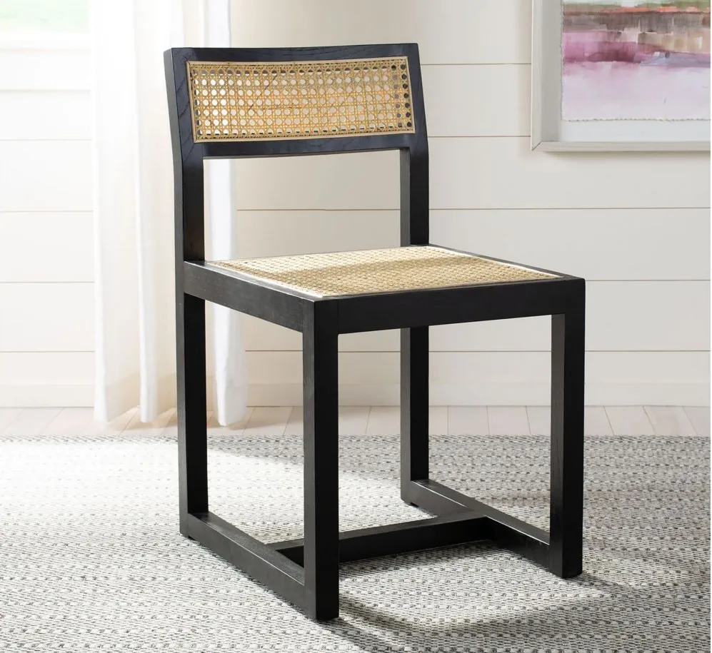 Jaffe Dining Chair in Black by Safavieh