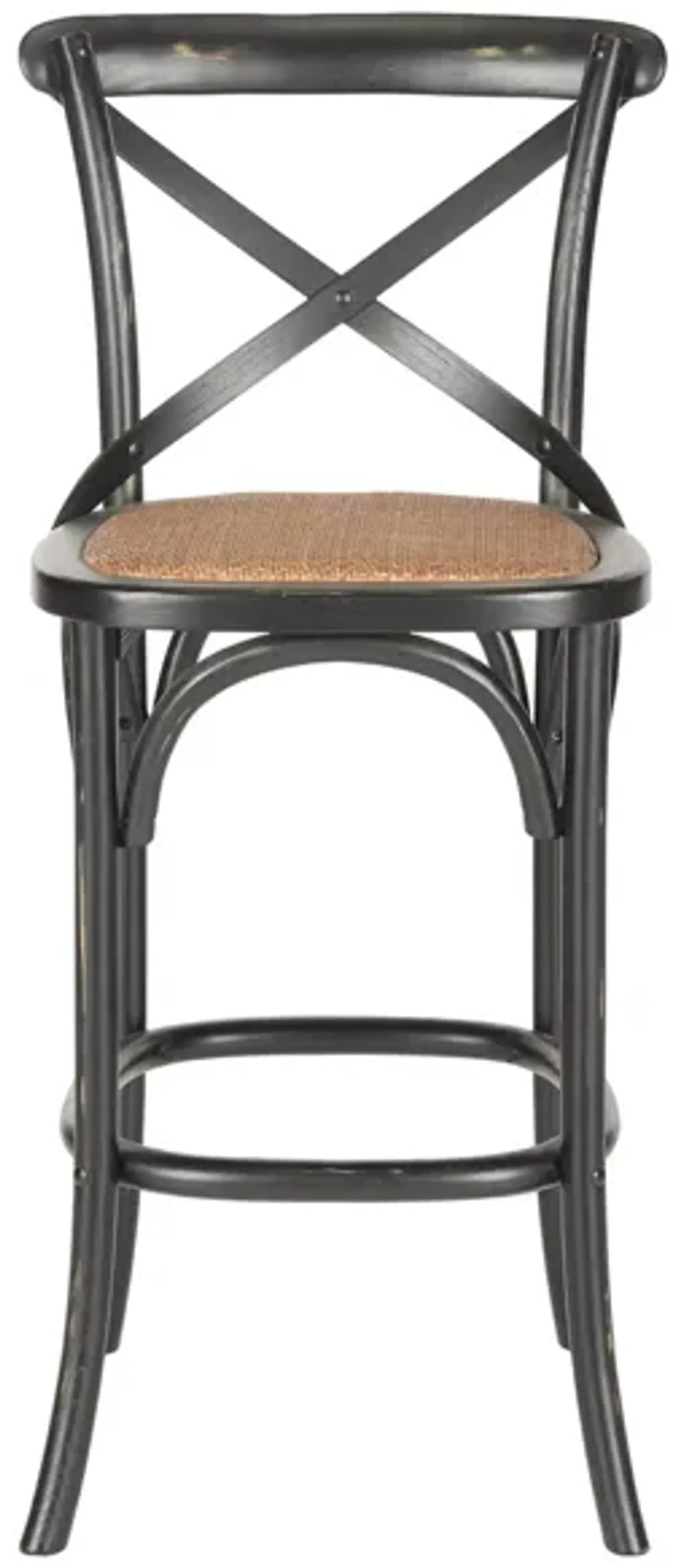 Roxy X-Back Bar Stool in Black by Safavieh