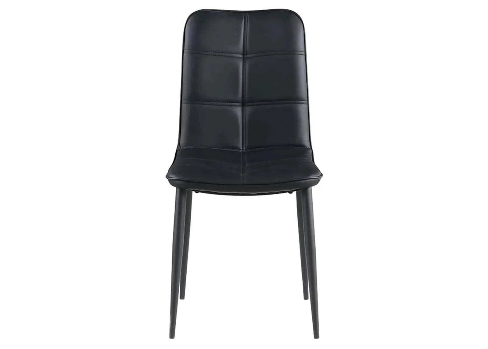 Beatriz Side Chair- Set of 2 in Black by Chintaly Imports