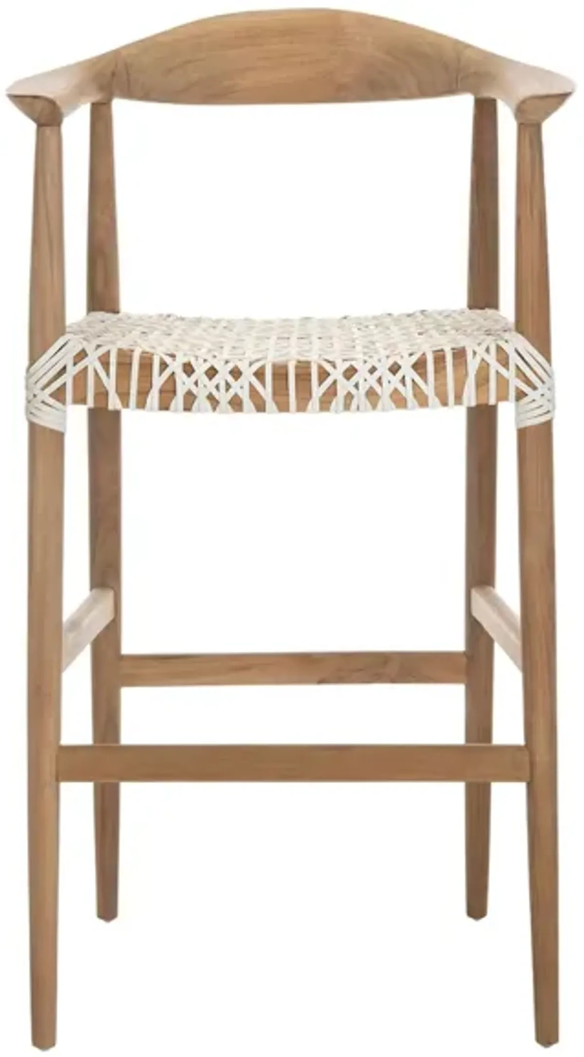 Calvin Bar Stool in White by Safavieh