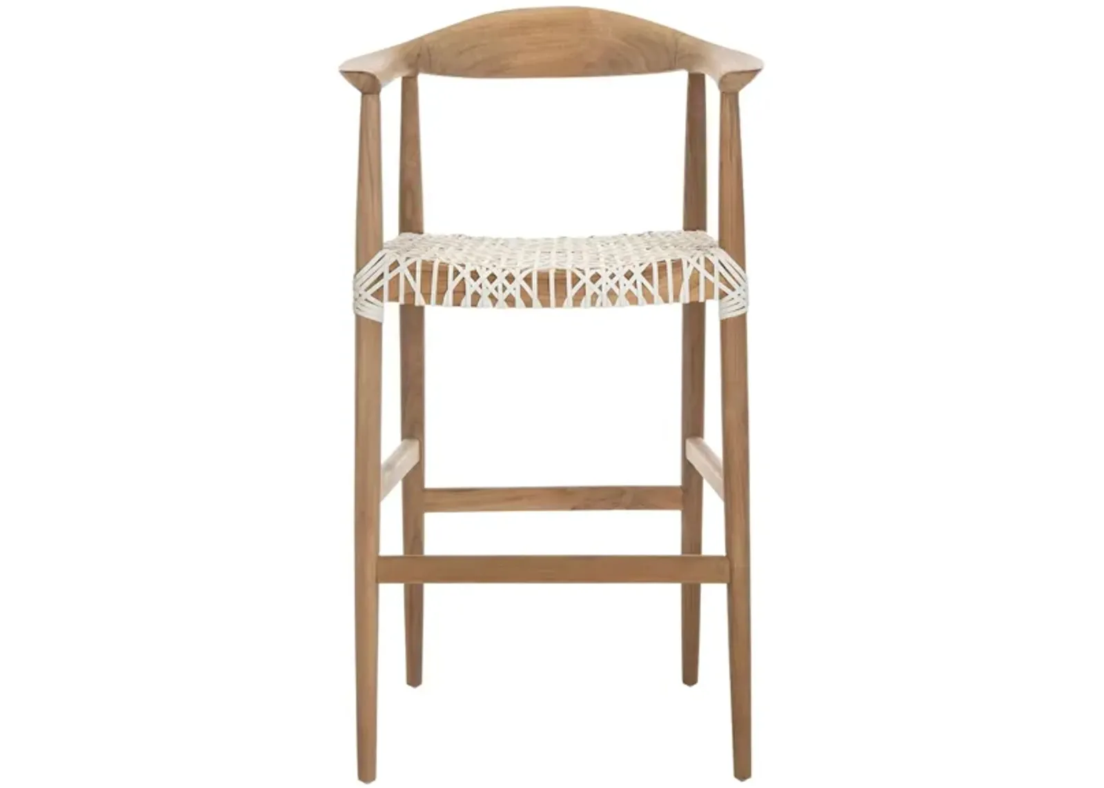 Calvin Bar Stool in White by Safavieh