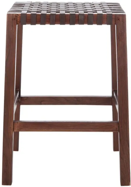 Jaxon Counter Stool in Brown by Safavieh