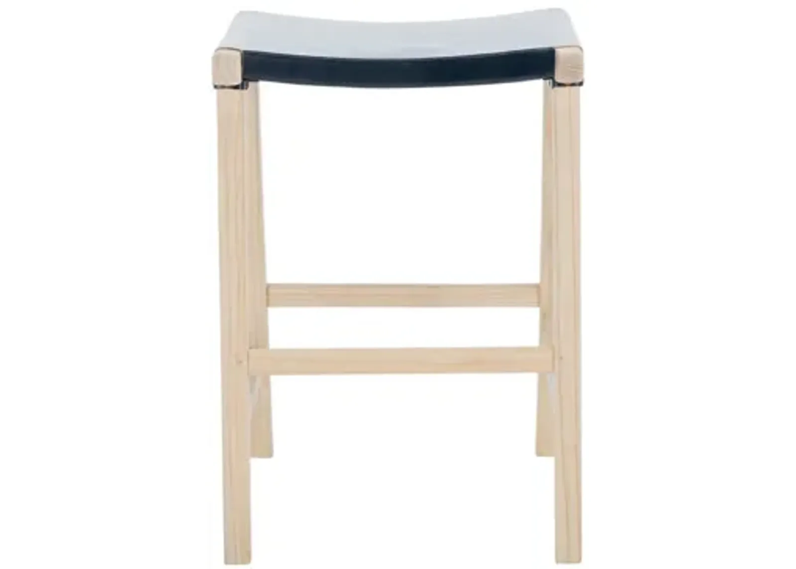 Hugo Counter Stool in Black by Safavieh