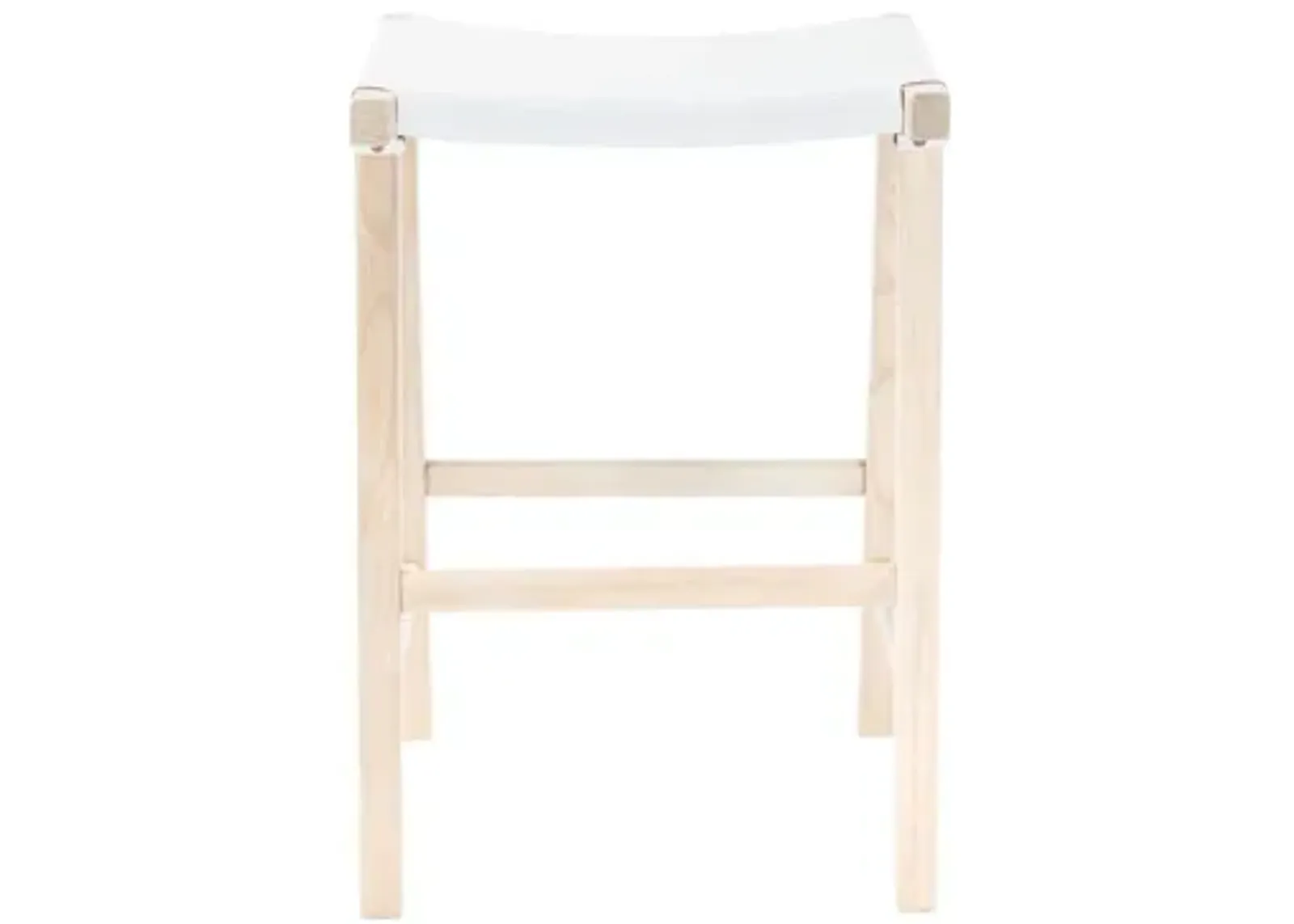 Hugo Counter Stool in White by Safavieh