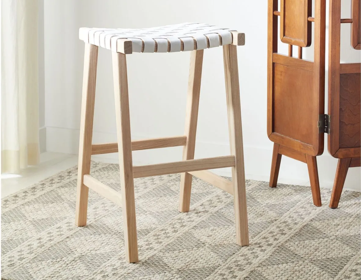 Dylan Barstool in White by Safavieh