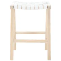 Dylan Counter Stool in White by Safavieh