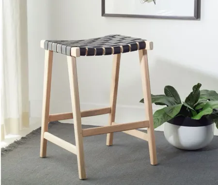 Dylan Counter Stool in Black by Safavieh