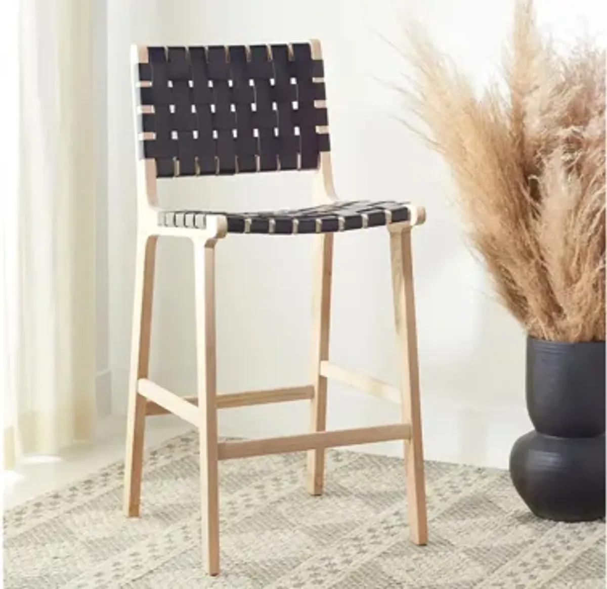 Christa Leather Counter Stool