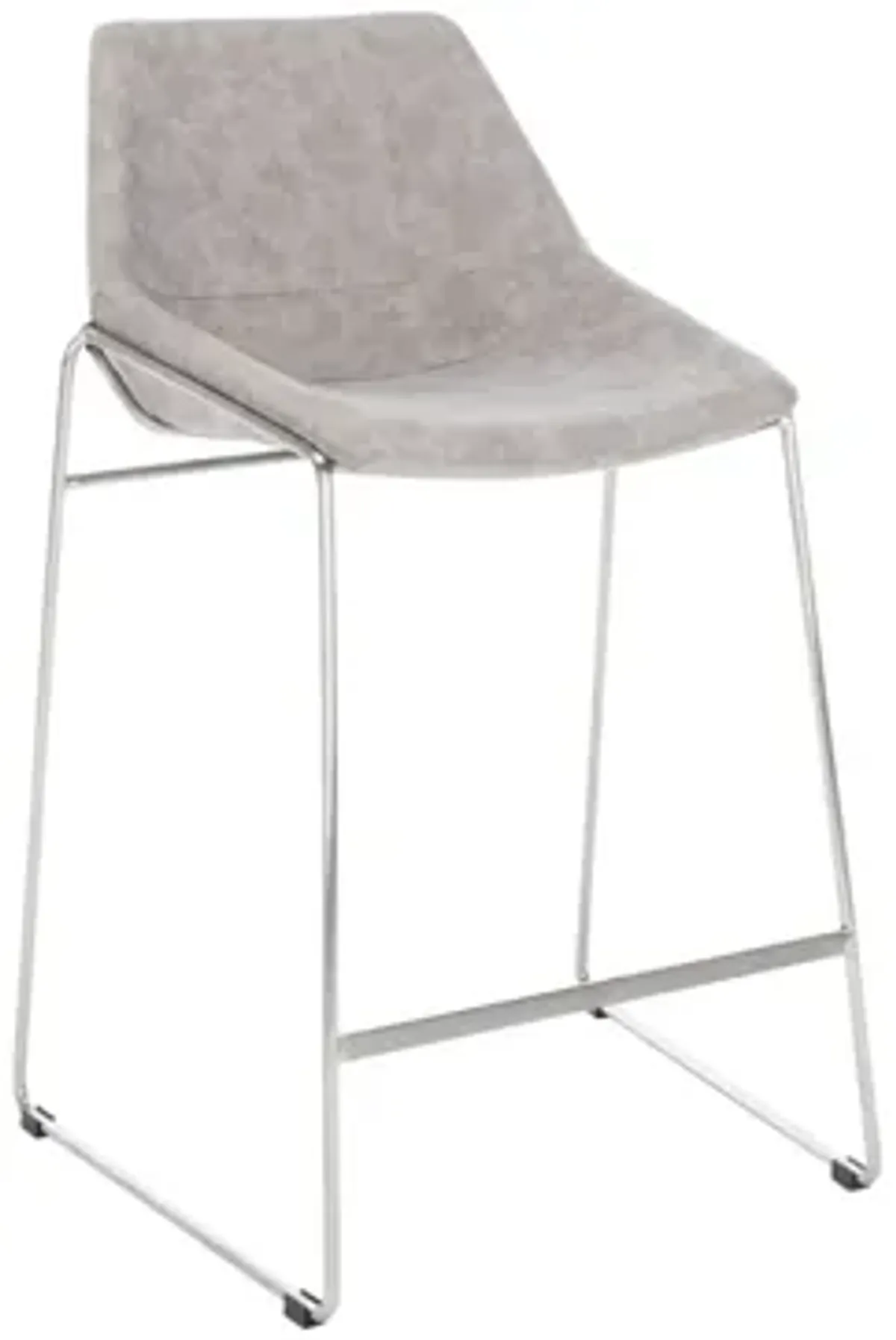 Katy Counter Stool in Stone Gray by Safavieh