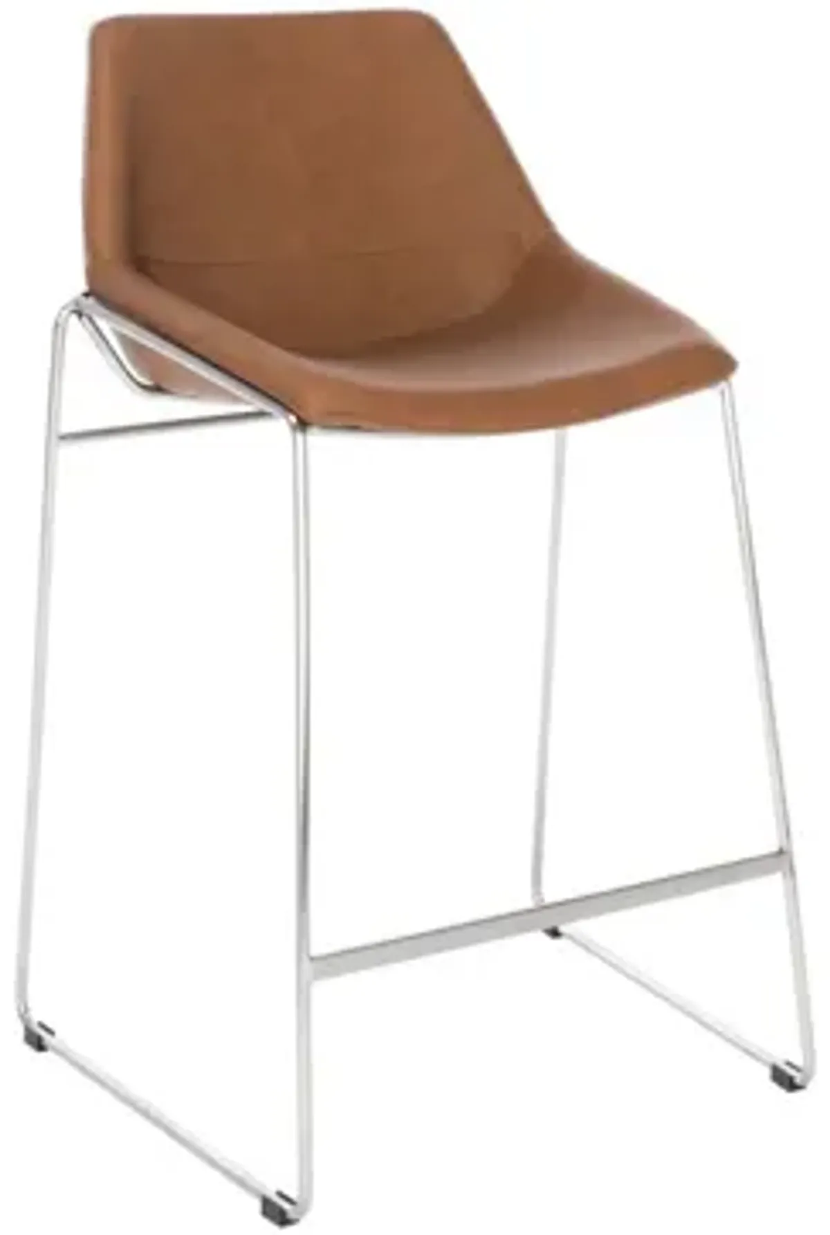 Katy Counter Stool in Brown by Safavieh