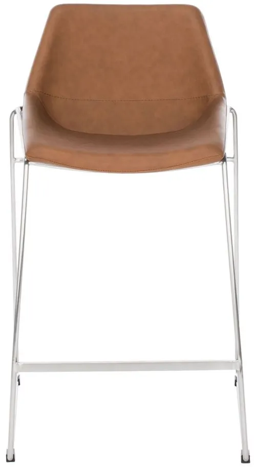 Katy Counter Stool in Brown by Safavieh