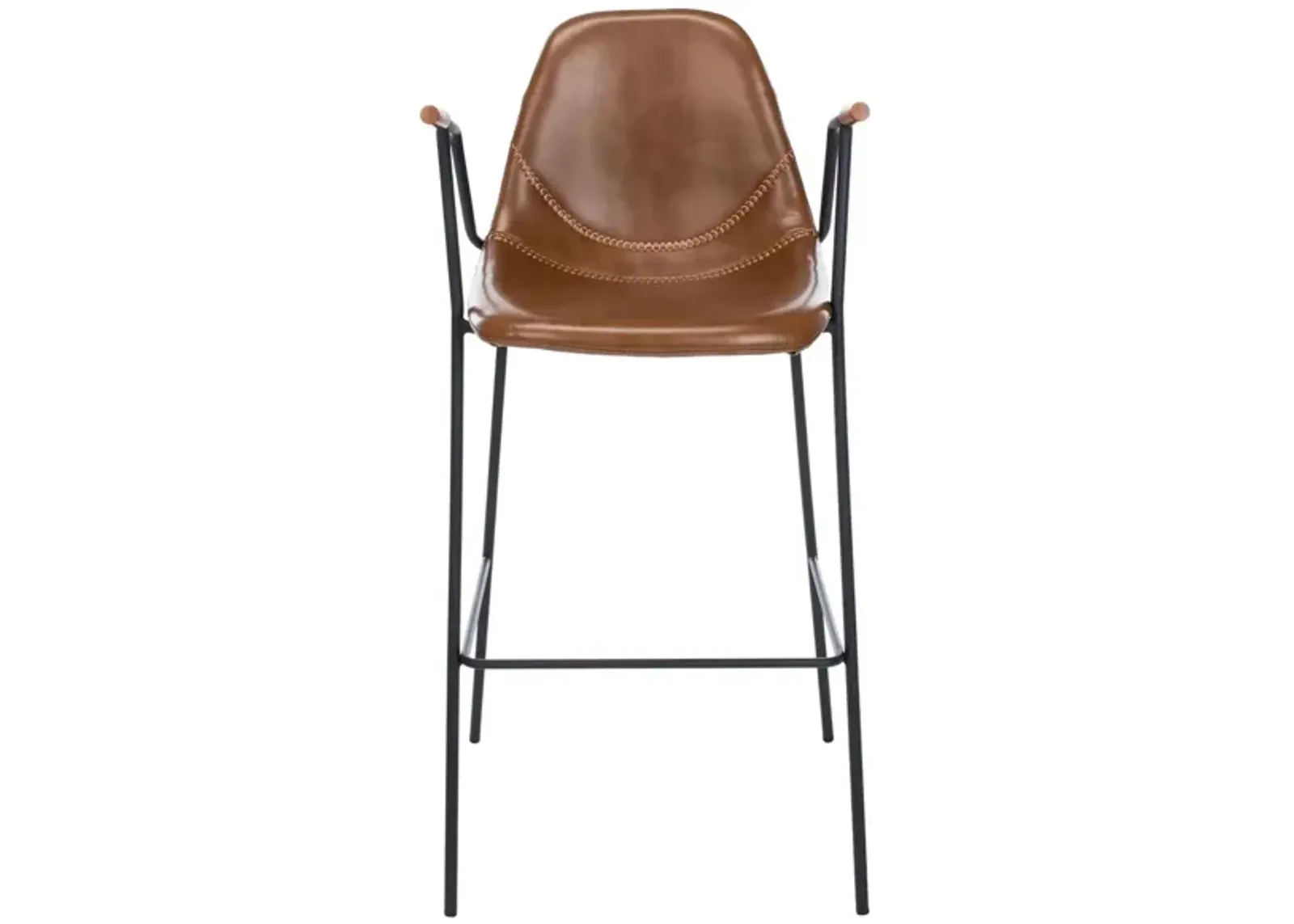 Clara Barstool in Cognac by Safavieh