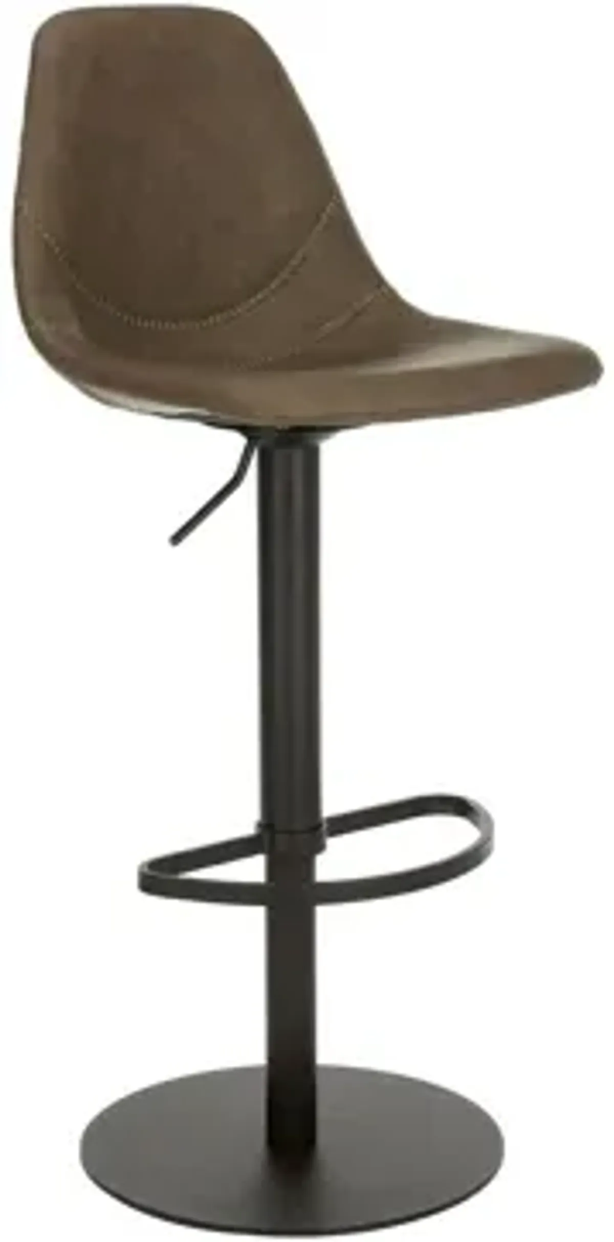 Ronin Adjustable-Height Swivel Barstool