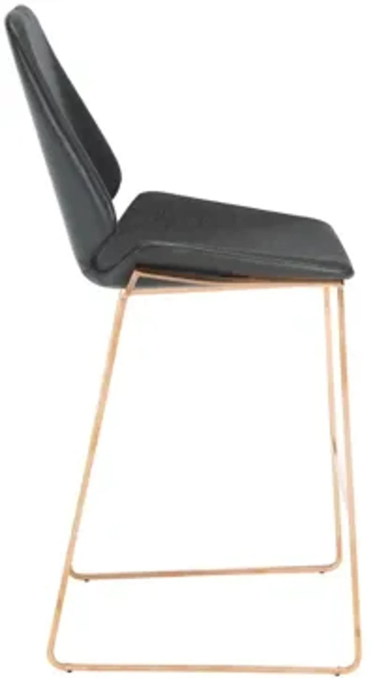 Yara Counter Stool in Black by Safavieh