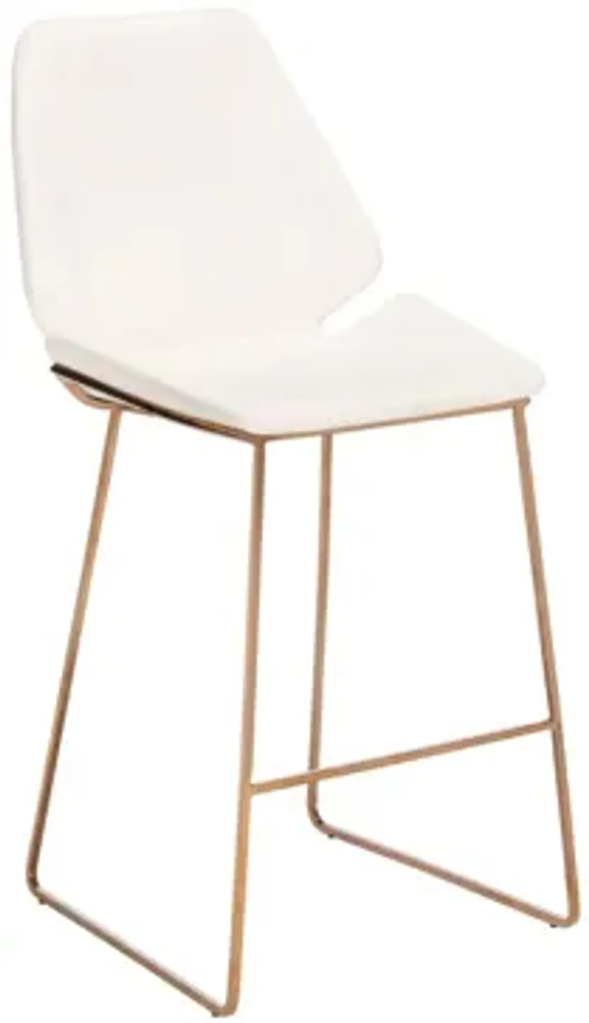 Yara Counter Stool in White by Safavieh