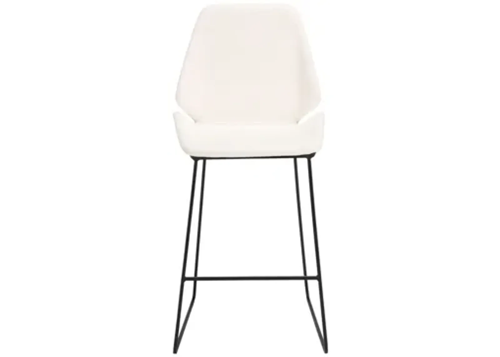 Yara Counter Stool in White by Safavieh