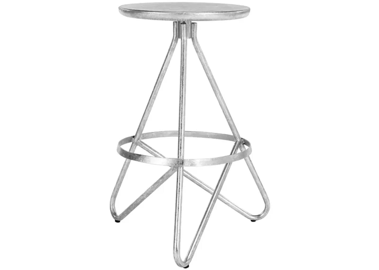 Ingrid Counter Stool in Silver Leaf by Safavieh