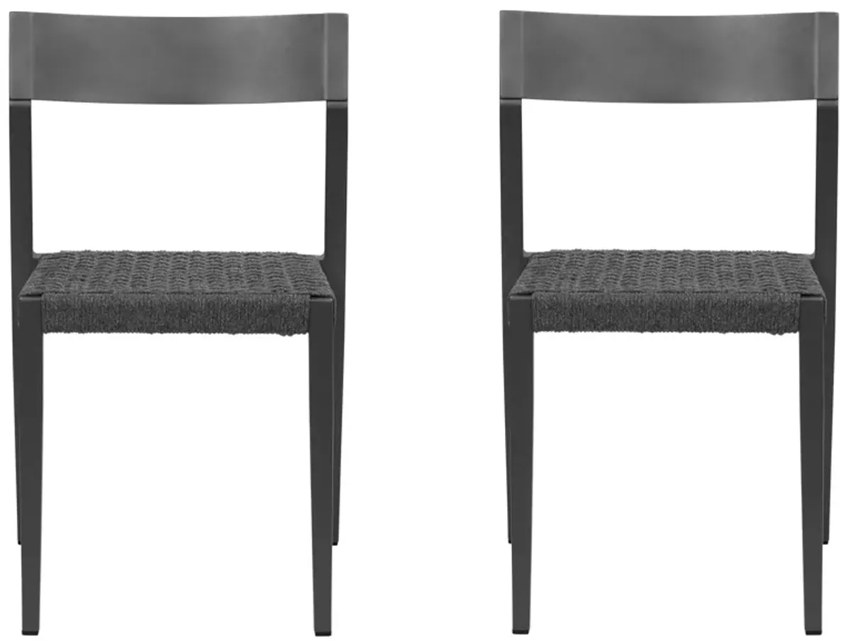 Ronan Side Chair- Set of 2 in Gray by EuroStyle