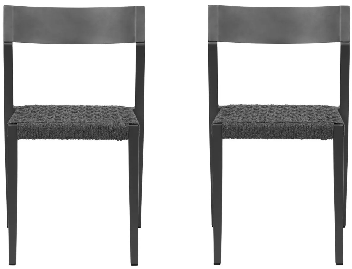 Ronan Side Chair- Set of 2 in Gray by EuroStyle
