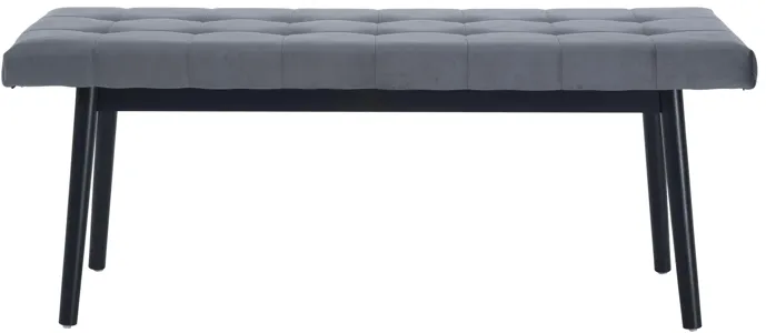 Tanner Bench in Gray, Black by Zuo Modern