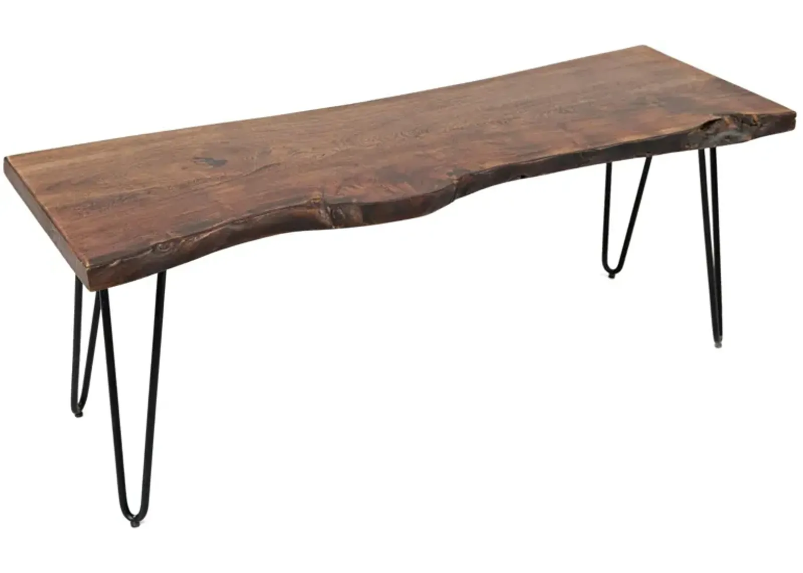 Nature's Live Edge Dining Bench in Rich Brown by Jofran