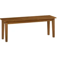 Simplicity Dining Bench in Honey by Jofran