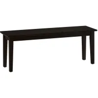 Simplicity Dining Bench in Espresso by Jofran