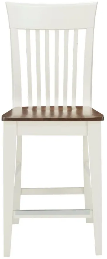 Gourmet II Counter-Height Dining Chair in White by Canadel Furniture