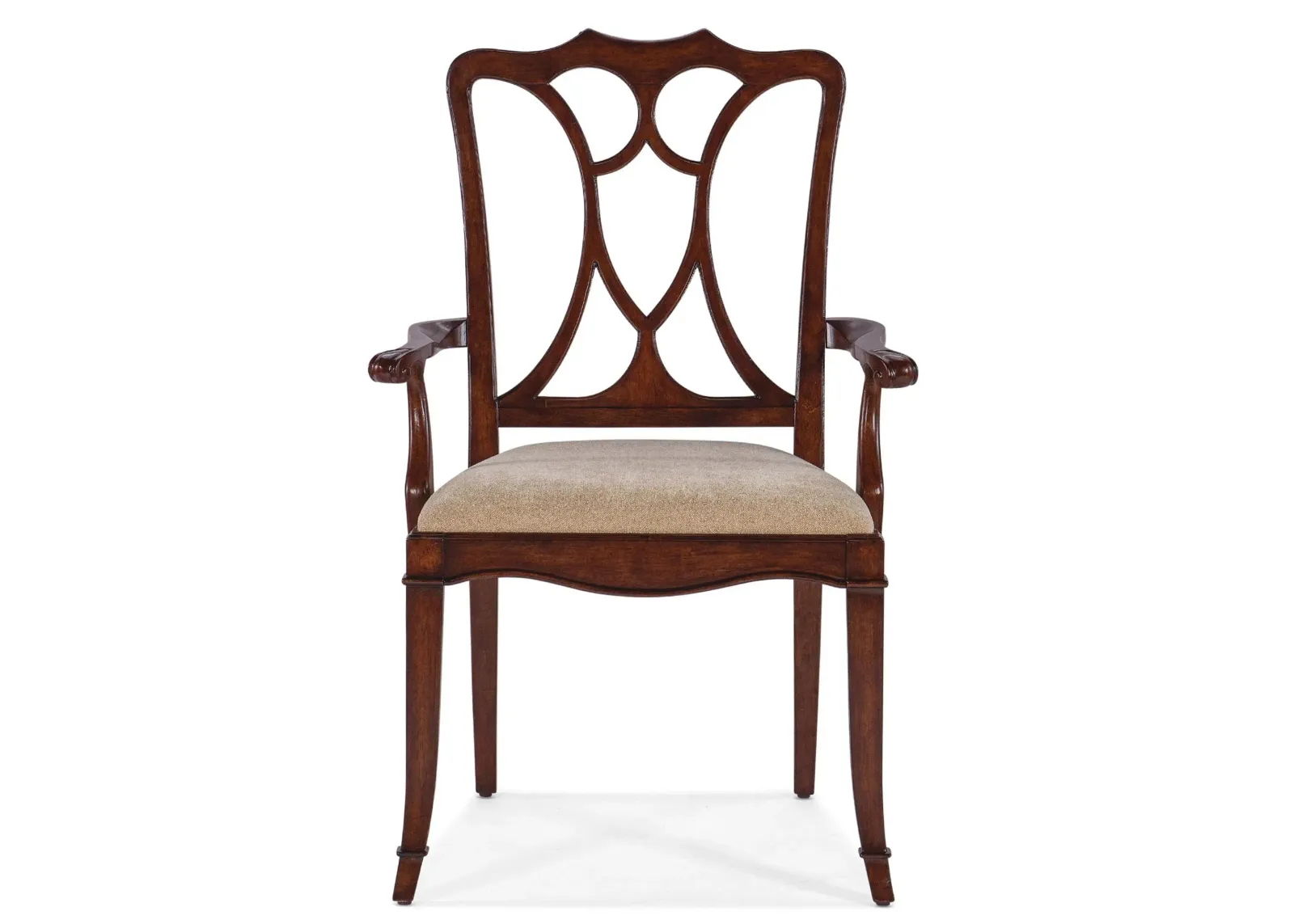 Charleston Arm Chair (Set of 2) in Maraschino Cherry by Hooker Furniture