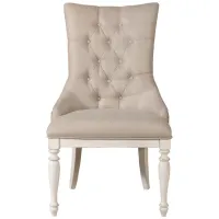 Abbey Road Side Chair -Set of 2 in Porcelain White by Liberty Furniture