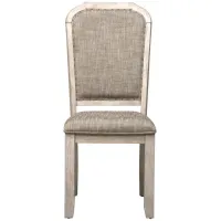 Willowrun Side Chair -Set of 2 in Rustic White by Liberty Furniture